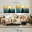 «Yoga Silhouette Wall Art» sur toile-473162277