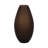 Glam Ribbed Glass Vase with Modern Silhouette and Textured Design for Elegant Decorative Accent-1311814300