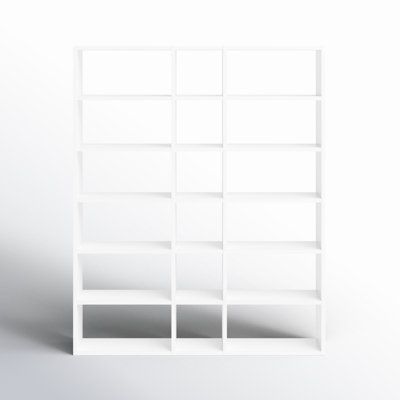 Araeya Wide Geometric Bookcase