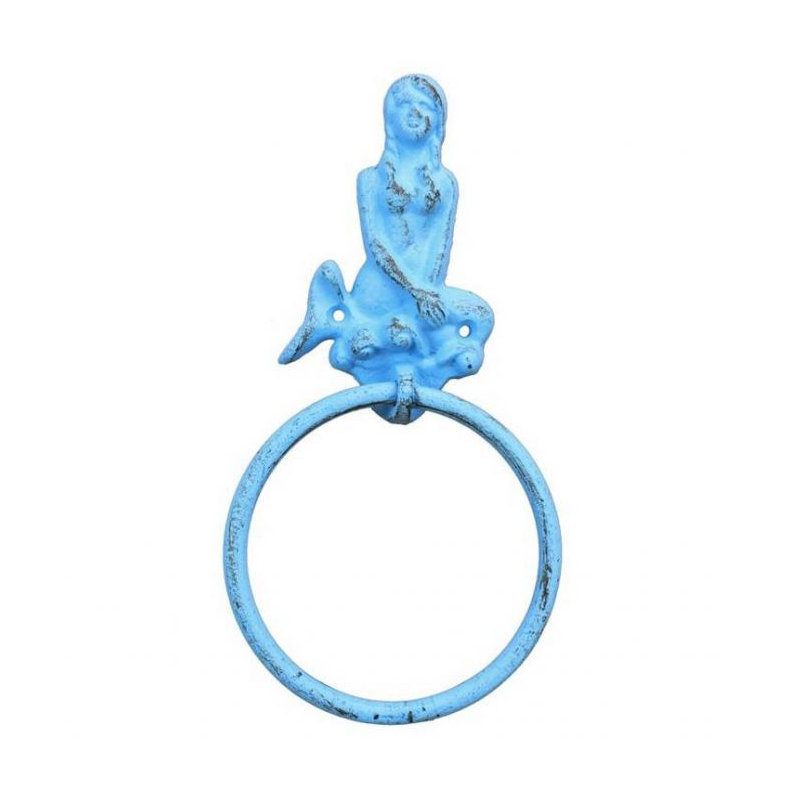 Anneau à serviettes sirène Wetzel, Bleu pâle