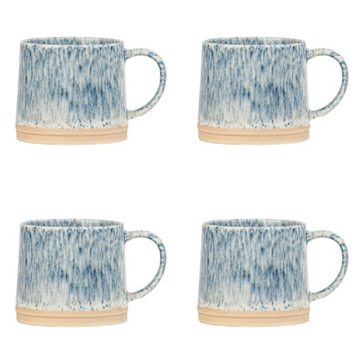 10 grandes tasses Rhea, bleu