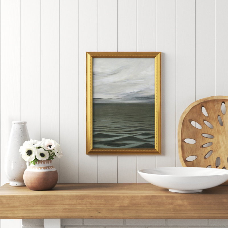 " Overcasting I " Painting Print, 20" H x 16" W x 2.5" D