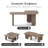 L-Shape Modern Coffee Table Upgraded, Cocktail Table