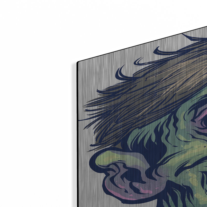 " Zombie Pattern Head 15 " Print, 36" H x 24" W