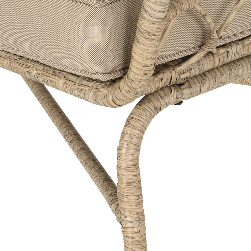 Patio Furniture : Weave & Waterproof Cushions, 48.50"W X 28.25"D 28.75"H, Assembly Needed, 600 Lbs Weight Holding Deck And 48.5"W Required, Load-Bearing Capacity