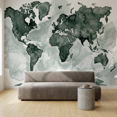 Papier peint carte du monde
