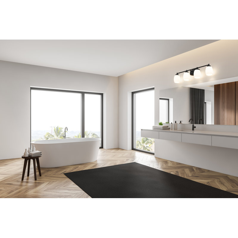 Fenella 4 Light Vanity, Matte Black