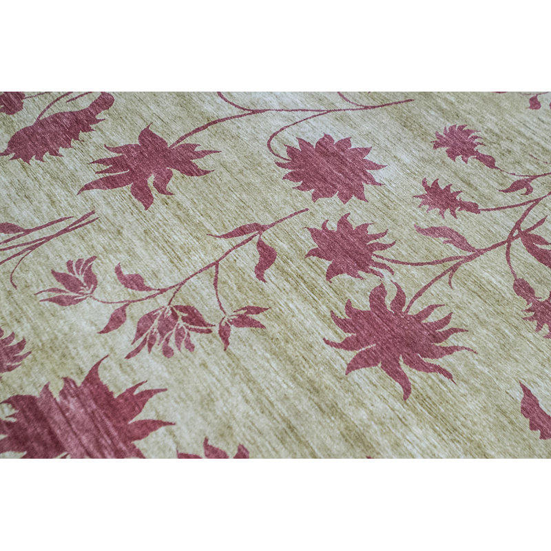 Tibetan Wool Floral Area Rug