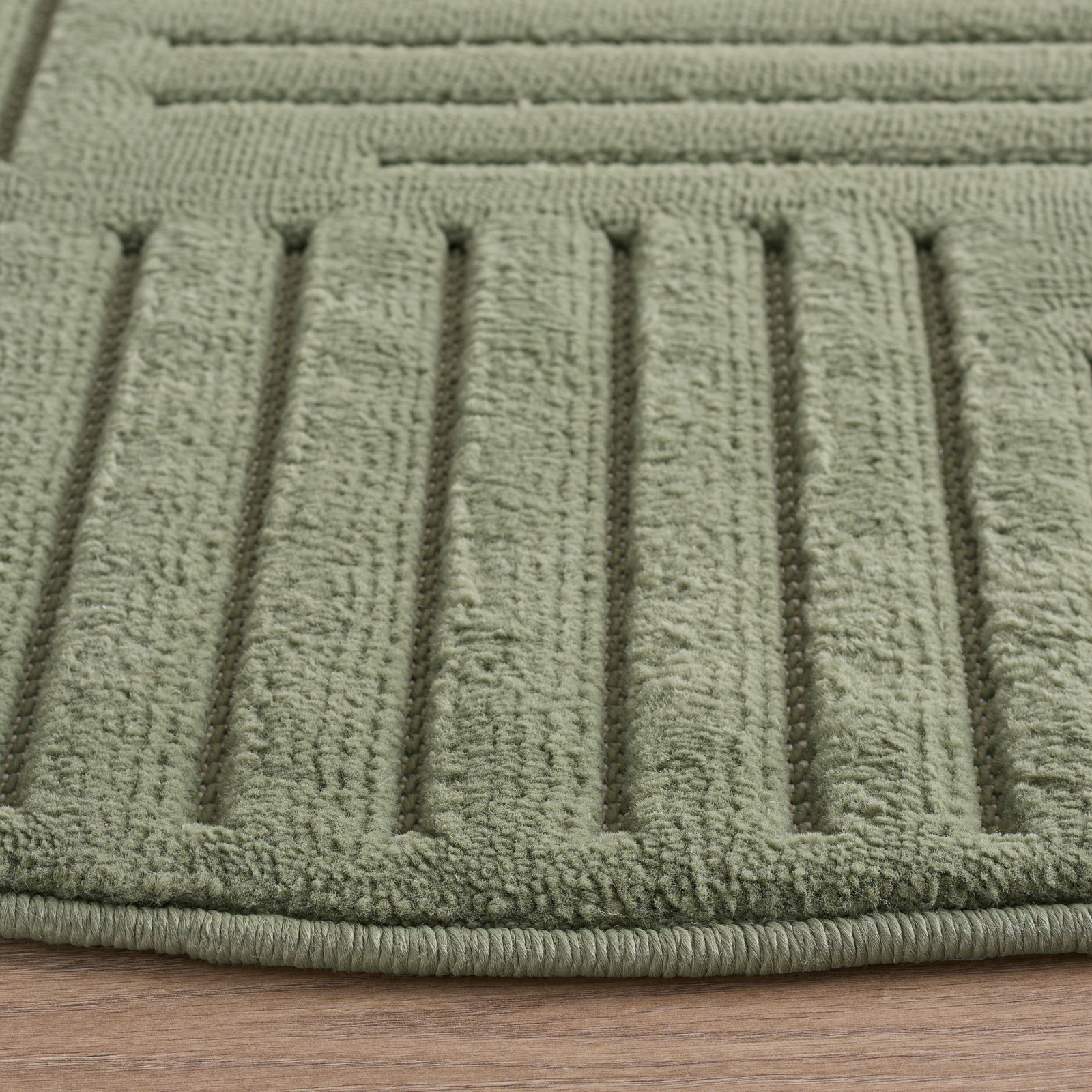 Mirissa Geometric Performance Rug, Round 6'7"