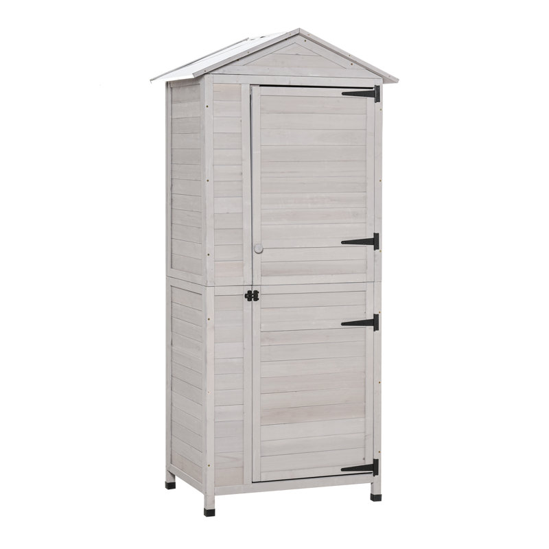 Garden Outdoor 3 ft. W x 2 ft. D Solid Wood Storage Shed