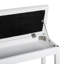 Banc de piano, fauteuil de piano en duo avec coussin rembourré en similicuir et structure en bois, banc à clavier capitonné, blanc