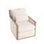 Fauteuil d'appoint pivotant en velours côtelé-768293675