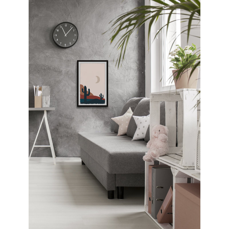 Moonlight Cactus - Single Picture Frame Painting, 91cm H x 61cm W
