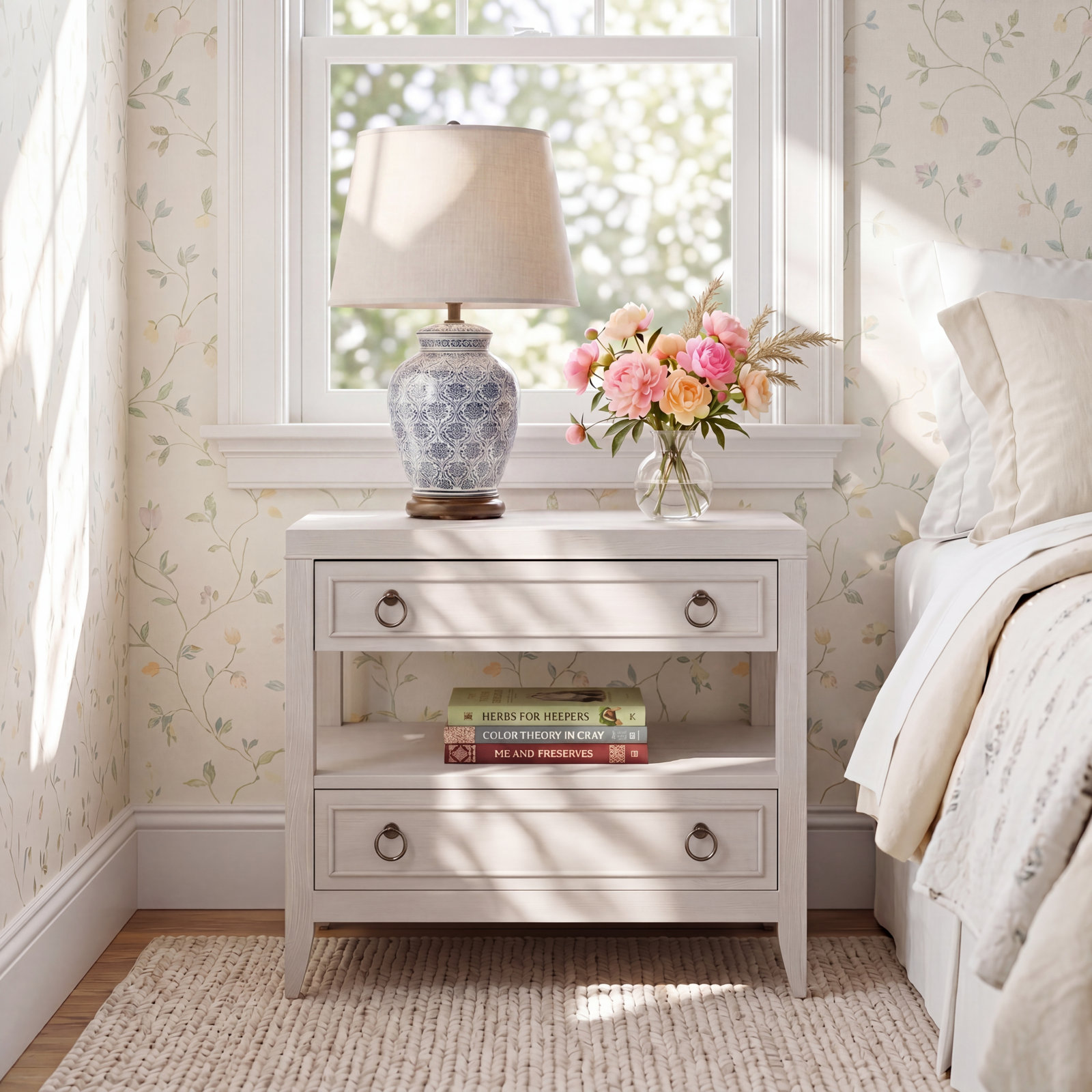 Caterina 2-Drawer Nightstand