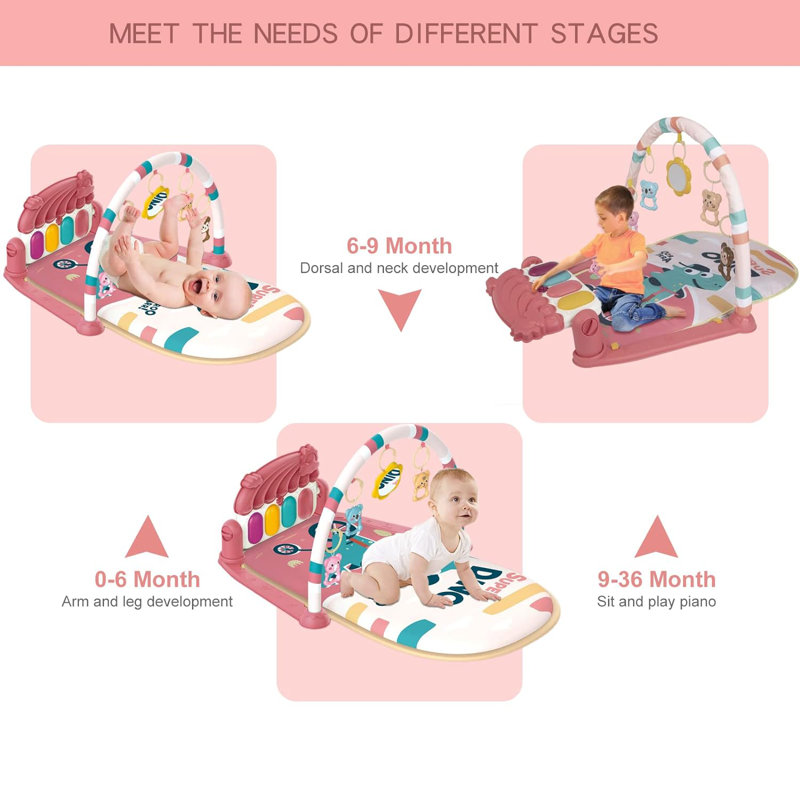 28.1'' L Playmat, Pink