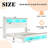 Sherell Bed Frame with Bookcase Storage Headboard and Footboard, LED Lights, Charging Station-409051022-409050994