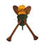 Rustic Lodge 1 - Light Armed Sconce