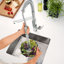 Robinet de cuisine à poignée simple Eurocube® avec SilkMove® et avec accessoires-18944084