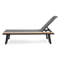 ENSEMBLE DE 2 CHAISE-CHAUSSURE AVEC PISCINE EN BOIS WATERLOO (62756.00BLKMP2)