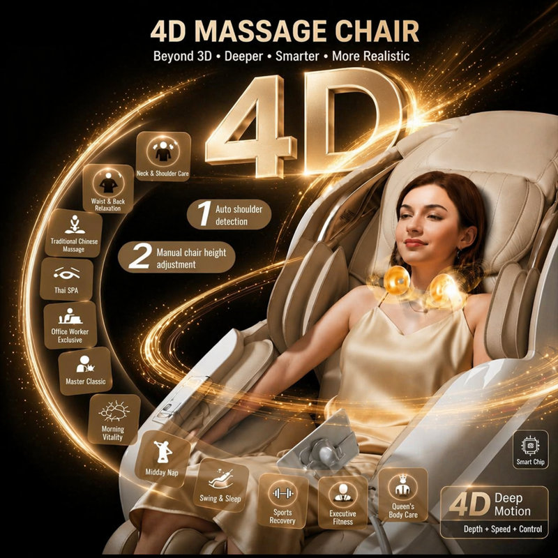 Fauteuil de massage complet YJ-L50 YITOUCH L50 Ebern Designs en similicuir blanc, fauteuil de massage Shiatsu chauffant 5D sans gravité avec rail SL, 52 coussins d'air, chargement sans fil et rouleau de massage pour les pieds