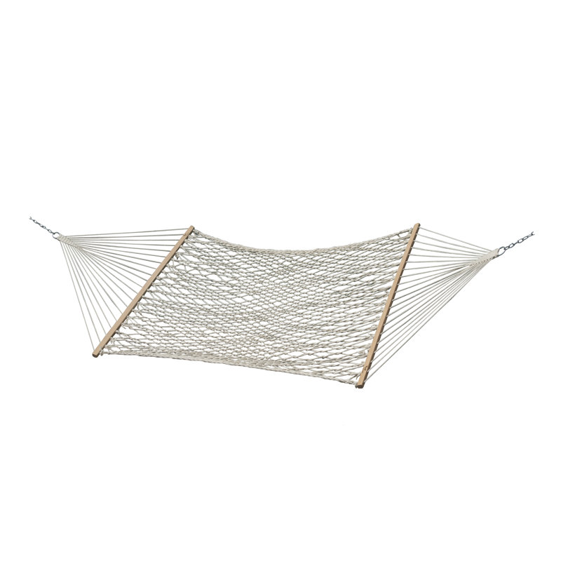Hamac double à barre d'écartement Caulfield, Naturel