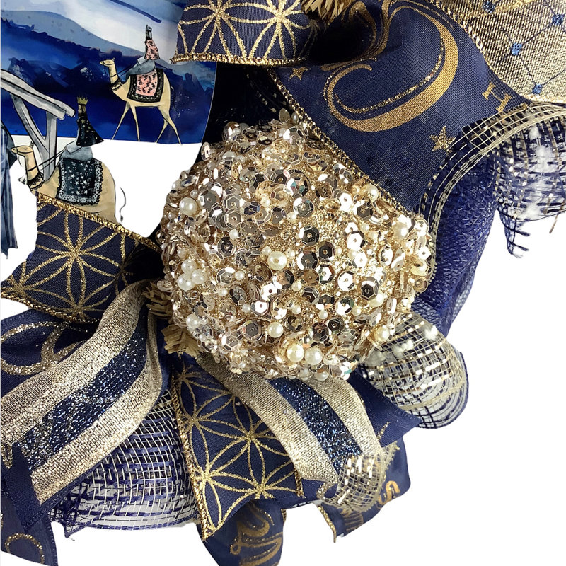 Couronne de Noël bébé Jésus