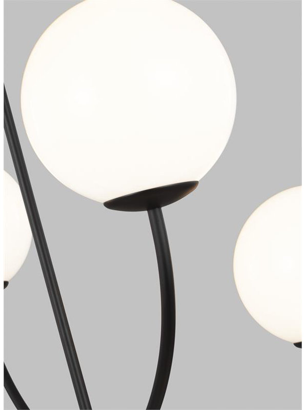 Galassia 4 - Light Chandelier, Midnight Black