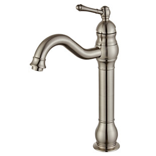 Single-Hole Single-handle Bathroom Faucet with Drain Assembly