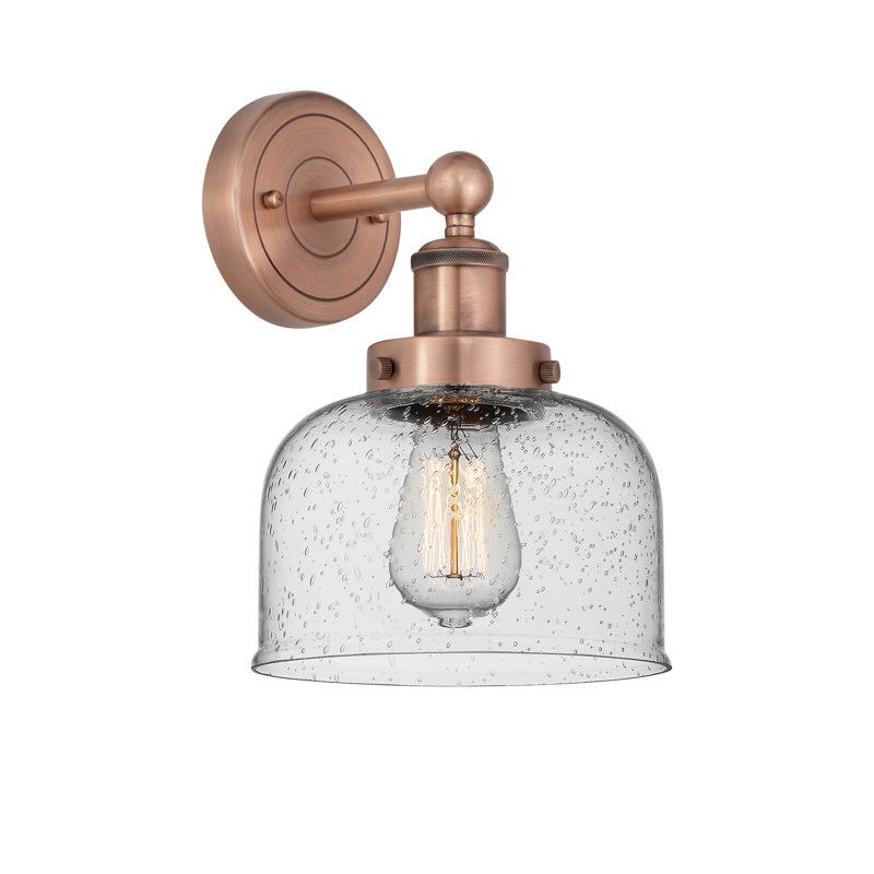 Cetronia Armed Sconce, Seedy, Antique Copper