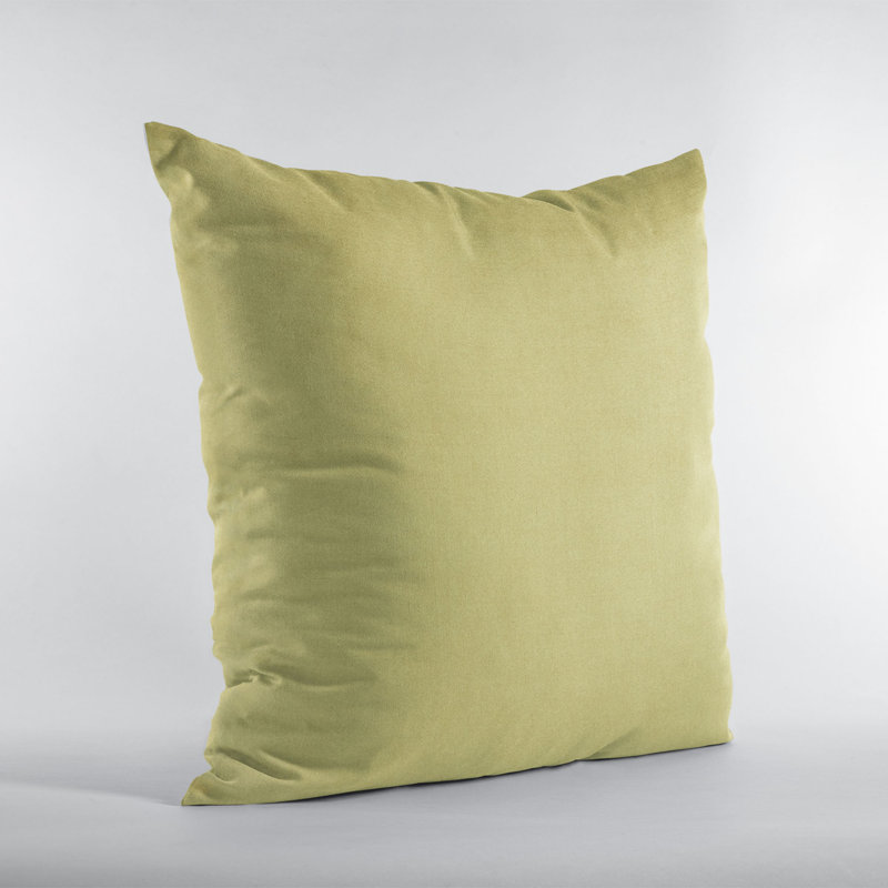 Coussin Plutus, 20 po x 20 po, Jaune