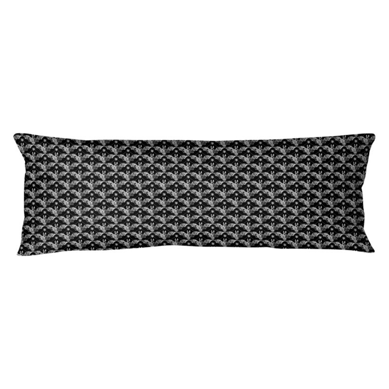 Coussin lombaire pour les roussettes, Bourre en polyester, Noir