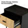 Alexandera 25.2'' H Modern Nightstand with Two Drawers