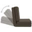 Chaise longue de plancher en cuir synthétique-68311730