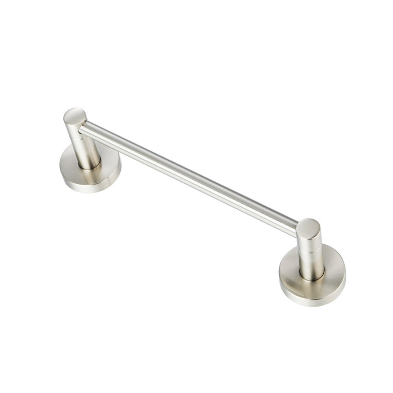 Azure - barre à serviettes simple - 30 po - Nickel satiné, H 2,87 po x l 10,55 po x P 2,87 po, Nickel satiné