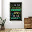 «Be the change you Wish to See In The World», reproduction sur toile-94537129