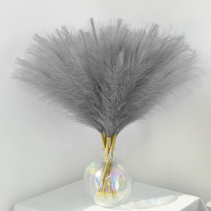 Herbe de 17 po Pampas, Gris haute