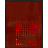 Circles In Squares 7 By Jacques Pilon - Framed Wall Art