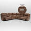 Canapé modulaire inclinable surdimensionné en cuir surdimensionné triple avec soutien lombaire à appui-tête sans gravité-1322998160-1322998163