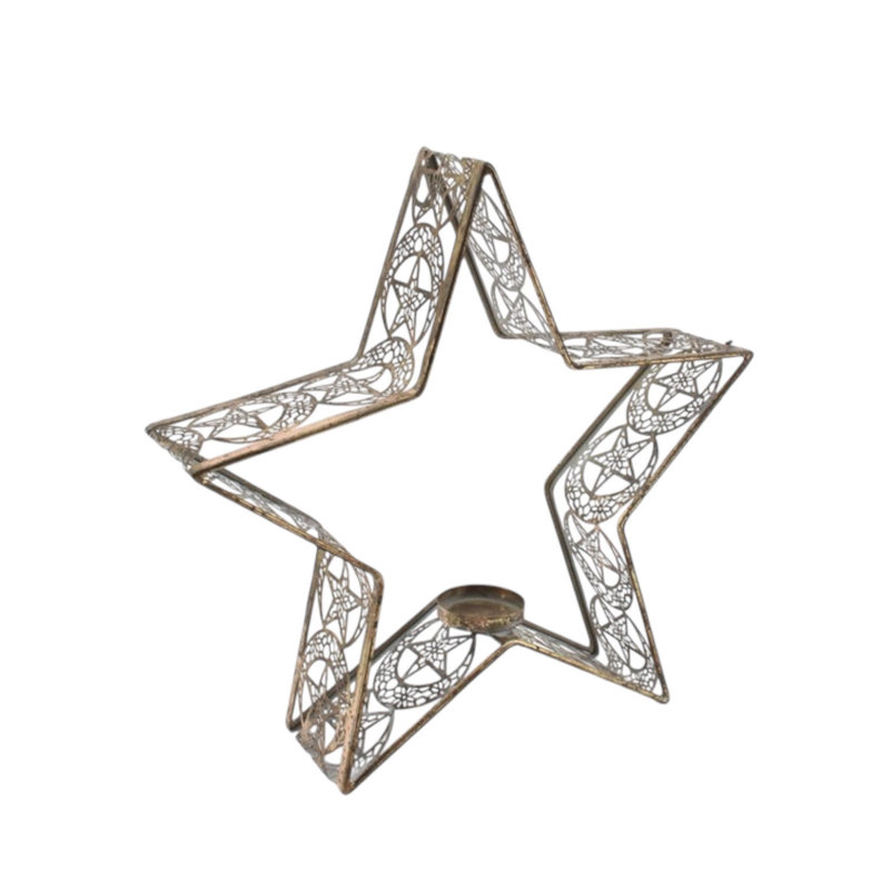 Metal Tabletop Tealight Holder