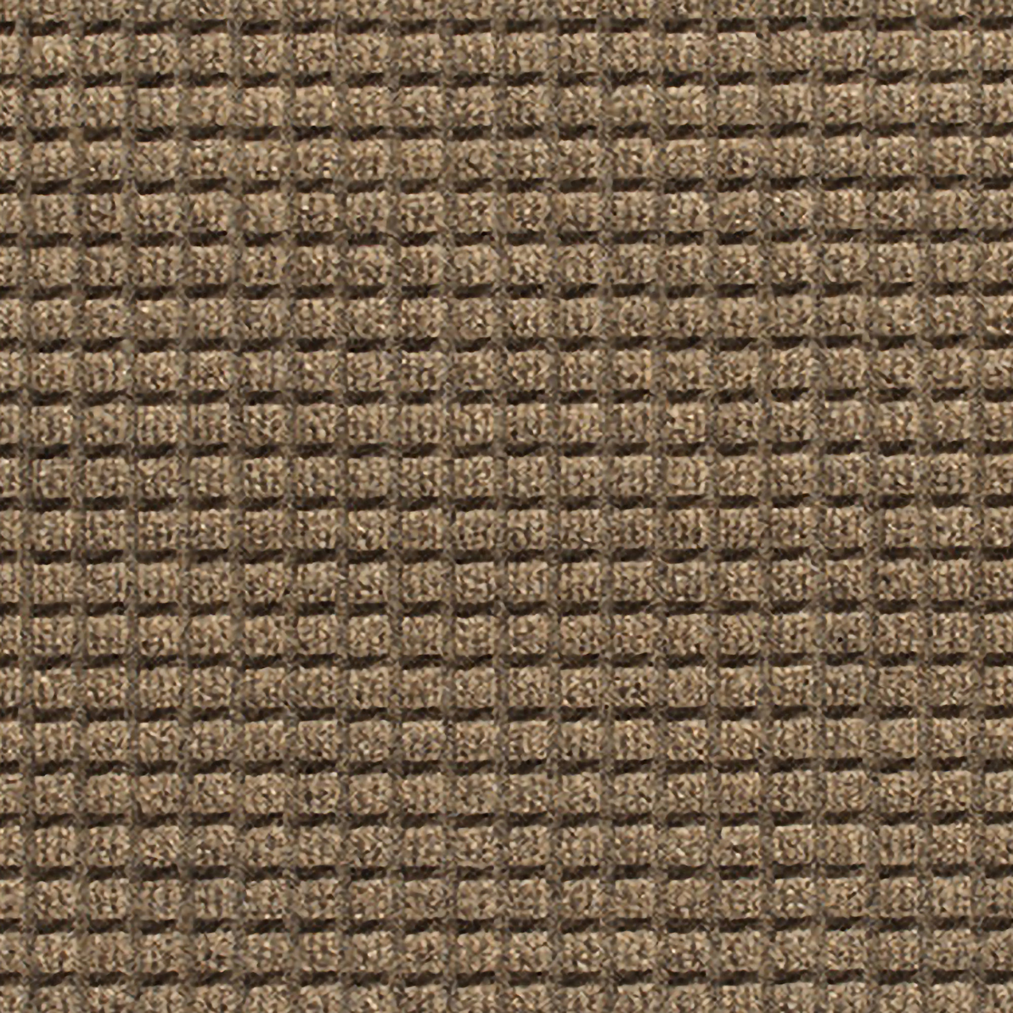 WaterHog Squares Indoor Outdoor Door Mat, Rectangle 1'10" x 5', Camel