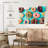 Yarlin Doughnuts On Teal-108064247