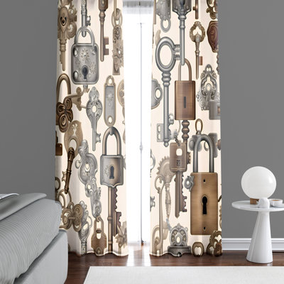 Semi Sheer Curtain Pair