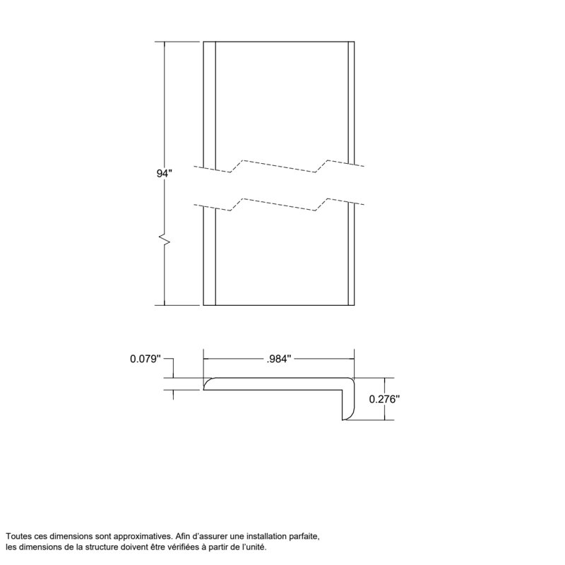 Epiphany Edge Trim,  Concrete Gray