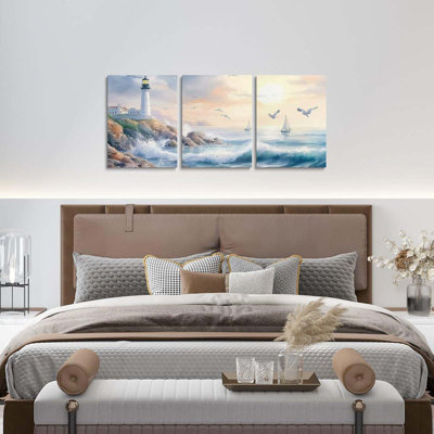 3 Piece Wrapped Canvas Wall Art