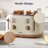 Vonshef 4 Slice Toaster - Nordic Matte Cream Design, 6 Browning Settings, Wide Slots, Defrost, Reheat And Cancel Functions, Removable Crumb Tray, High Lift Lever & Cord Storage