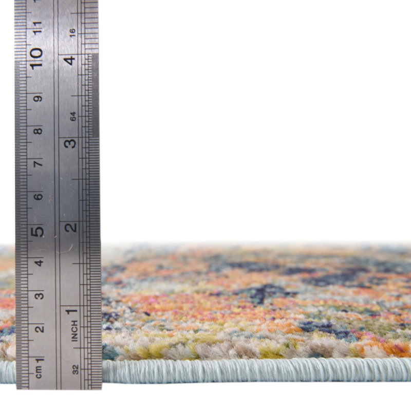 Washable Indoor Rug, Square 9'10"