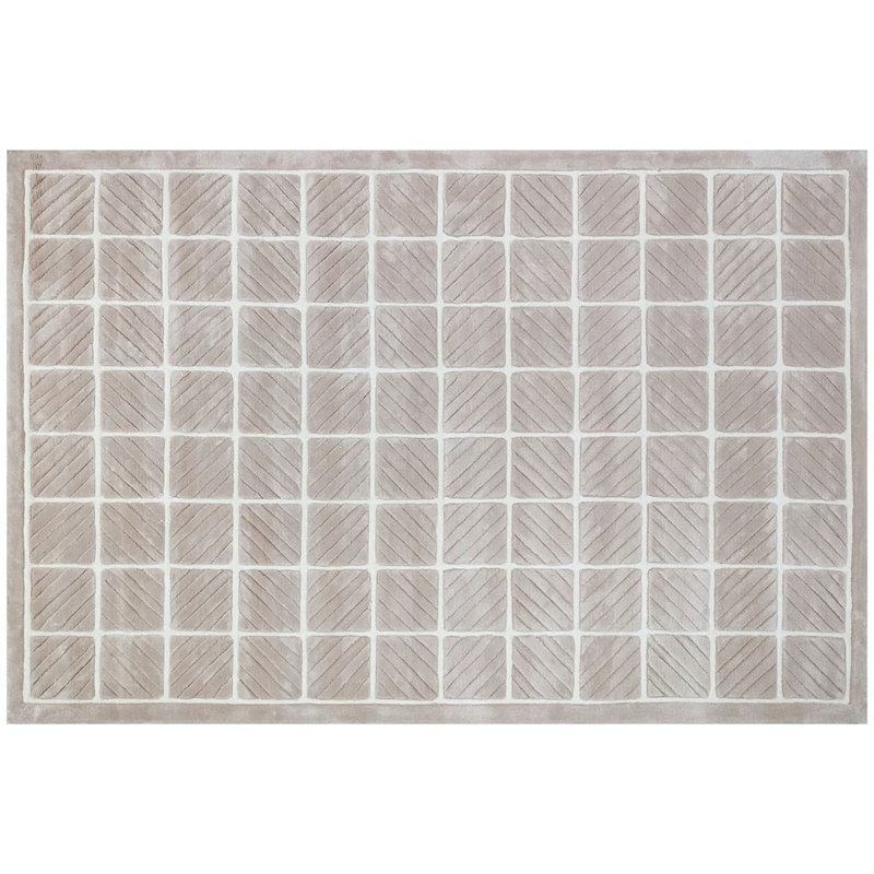 Viscose Geometric Indoor Rug, Rectangle 2 pi 11 po x 4 pi 11 po