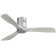 132CM Solid Wood 3-Blade Propeller Ceiling Fan with Remote Control