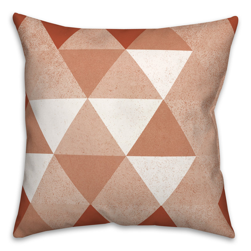  Coussin décoratif intérieur / extérieur, Orange / Rouge