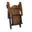 Chaise Adirondack pliante, noire-1930660649